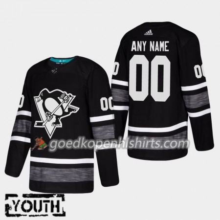 Pittsburgh Penguins Custom 2019 All-Star Adidas Zwart Authentic Shirt - Kinderen